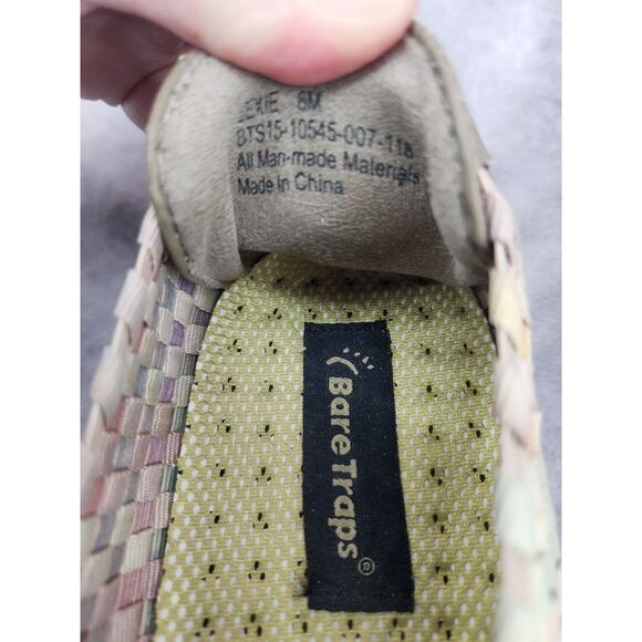 Bare Traps LEXIE Woven Slip-On Flat Shoe Pastel Multicolor Womens Size 8 Casual - Picture 8 of 8